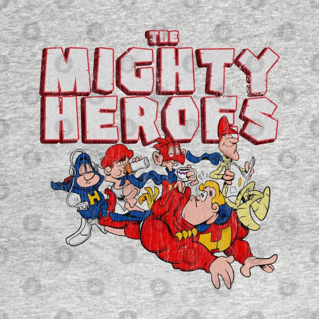 Distressed Mighty Heroes by OniSide